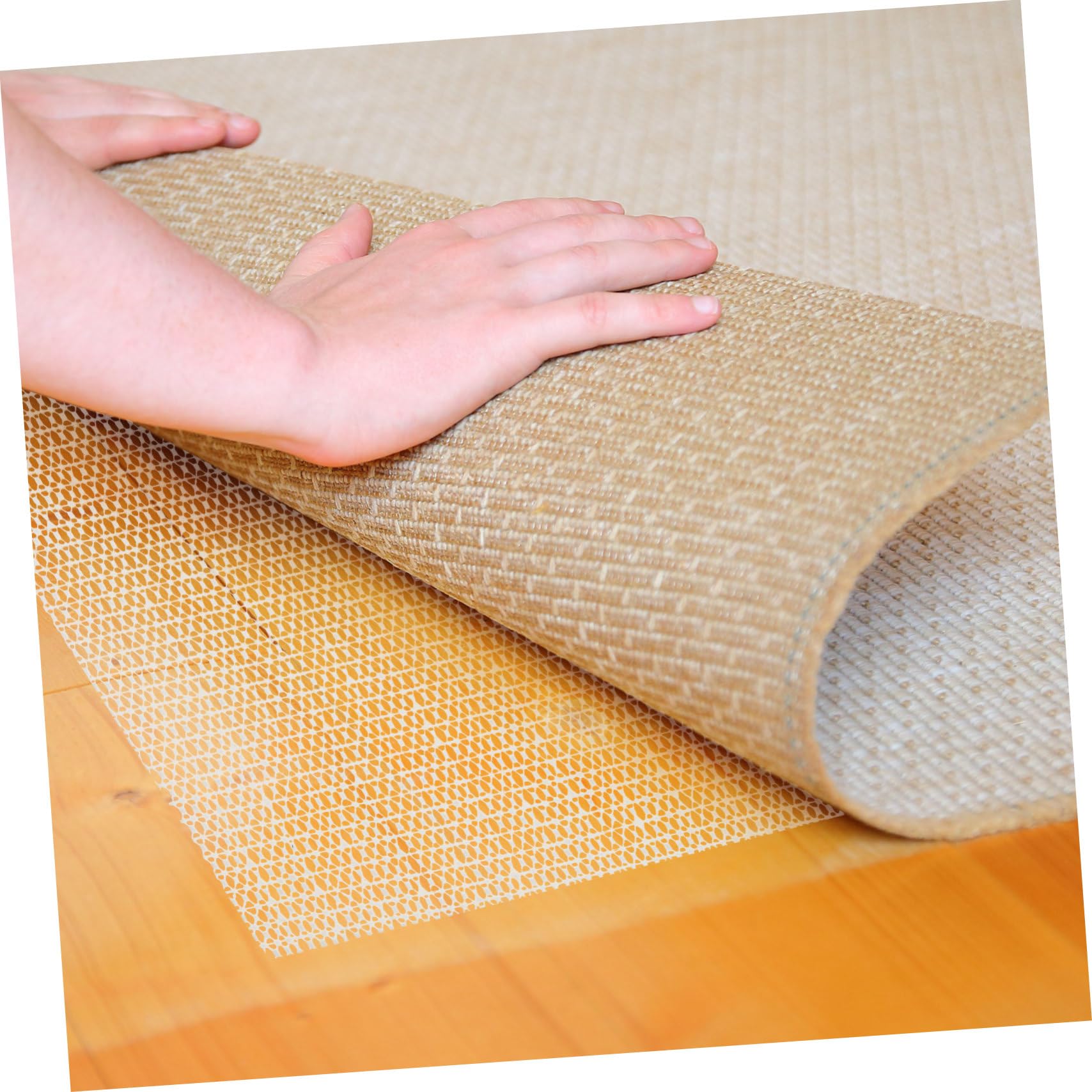 sous-Tapis Antidérapant Tapis De Couloir 200x300 Cm en PVC Robuste Antiglisse Protection Sol Bois pour Maison Bureau