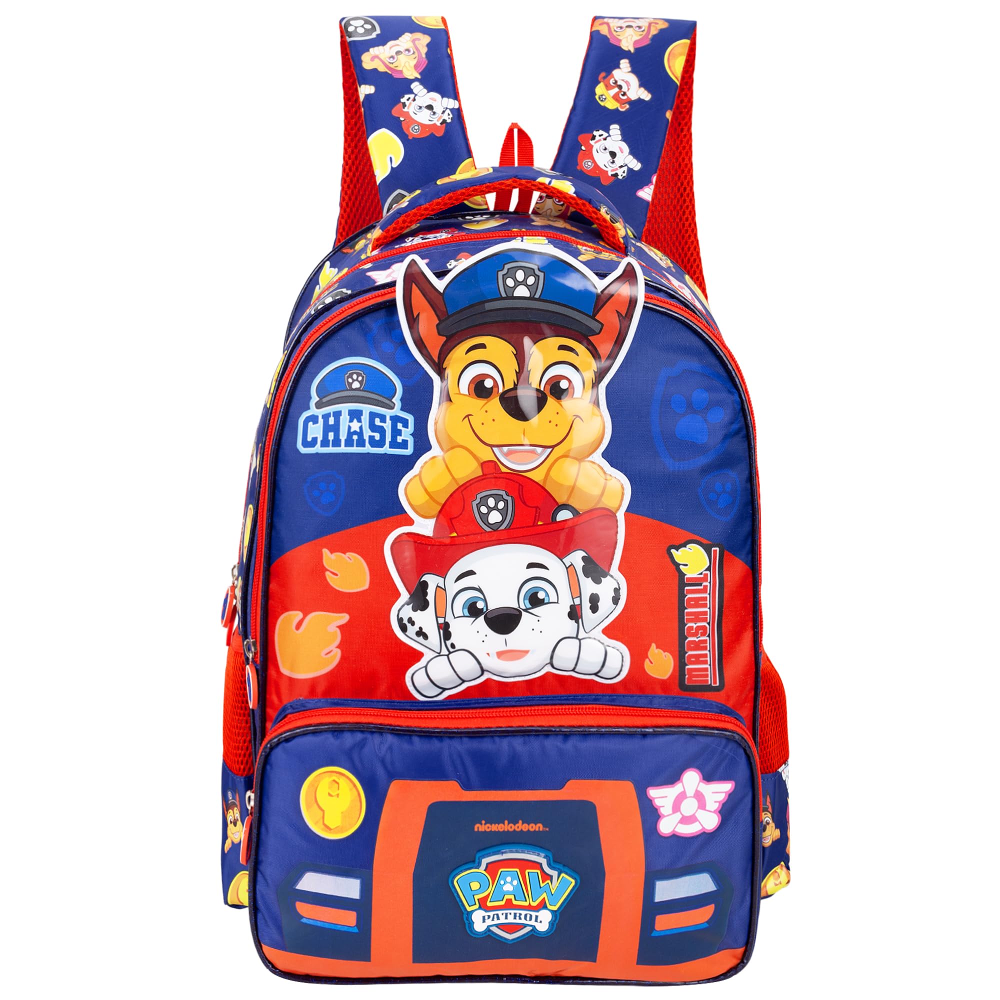 Paw Patrol Blue School Bag for Kids 16 Inch Backpack with Adjustable Straps, Spacious Compartments-image-22