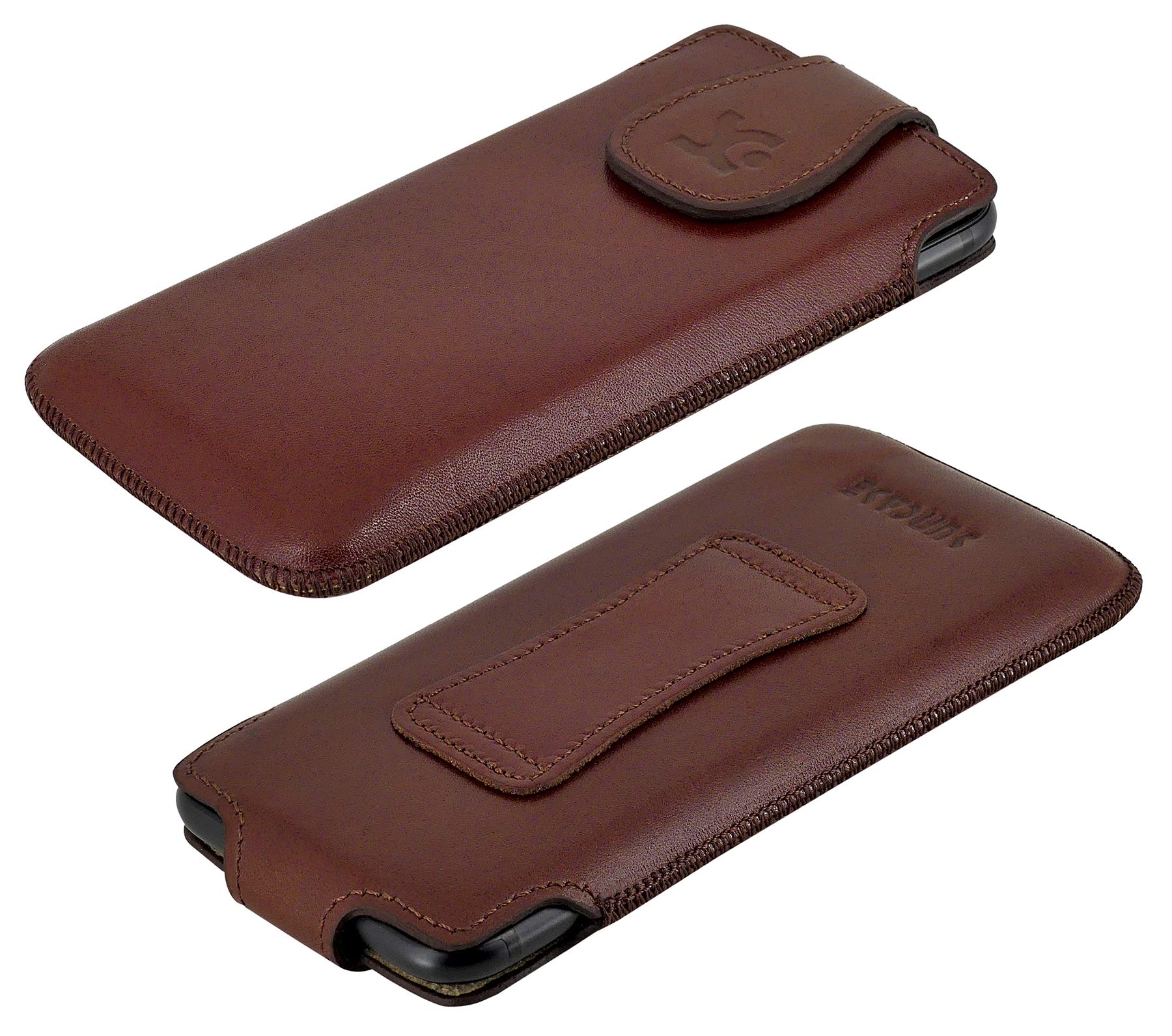 Suncase Pelle Piegatura Custodia Antico Braun Protettiva per IPHONE 12