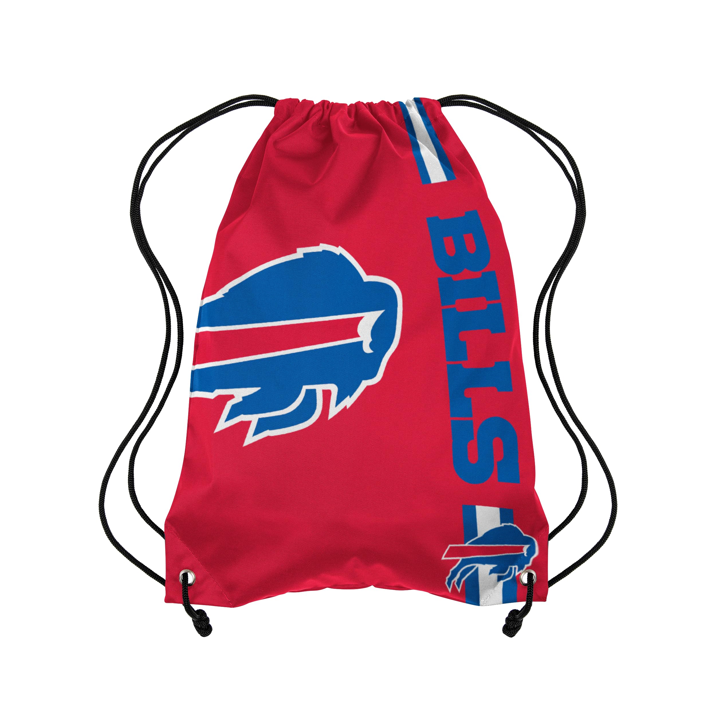 FOCO Buffalo Bills NFL Alternate Color Big Logo Drawstring Backpack - Red