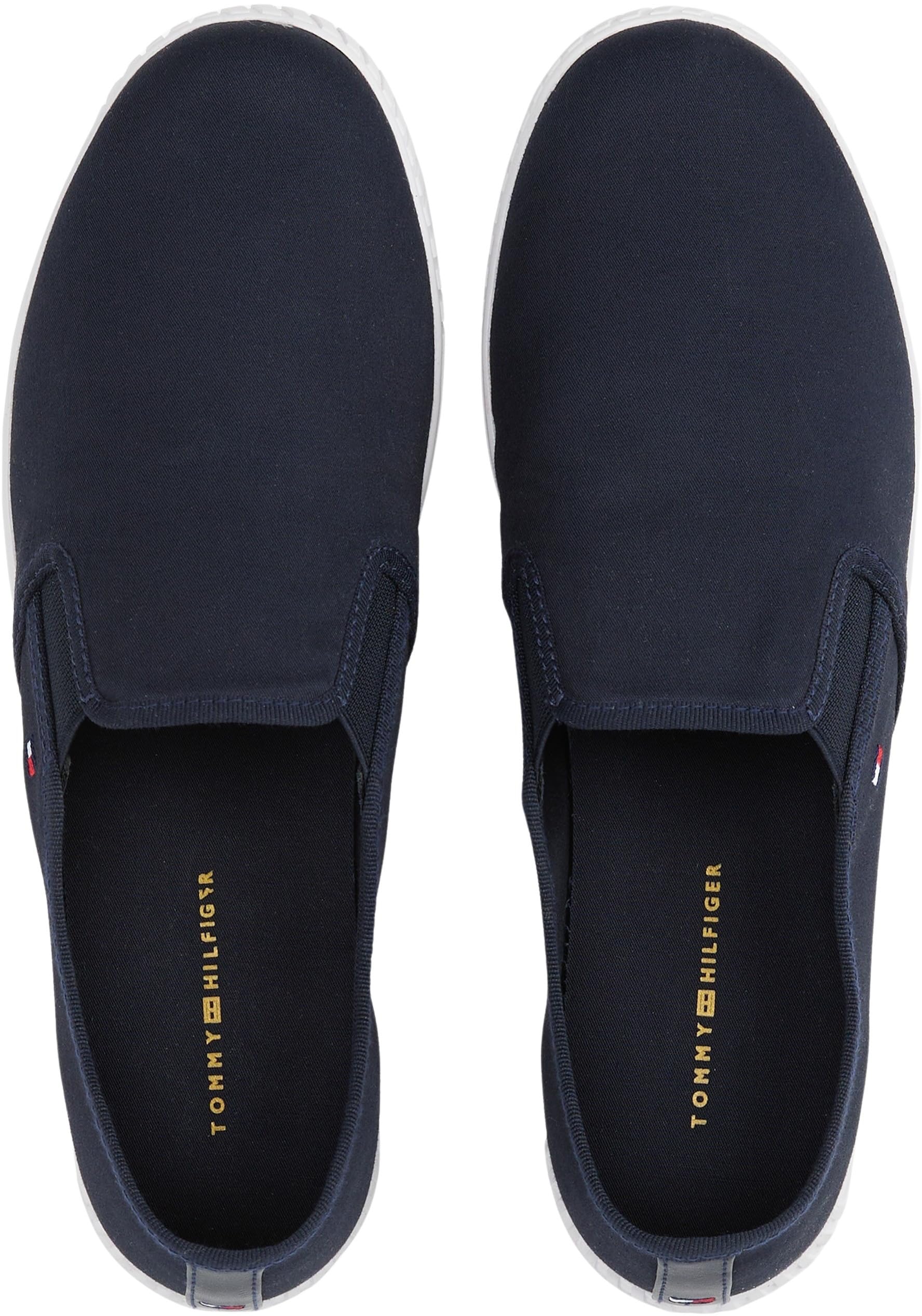 Tommy Hilfiger Kobiety Canvas Slip-on Sneaker Fw0fw08640Niska góra