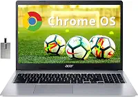 acer Chromebook 315, Tela Hd De 15,6", Intel Celeron N4020, 4 Gb Ram, 64 Memória Emmc, Placa Vídeo Uhd 600, Teclado Numérico, Câmera 720P, Wi-Fi 5, Bluetooth, Sistema Operacional Chrome, Prateado, C