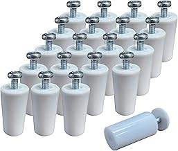 20 white roller shutters 40 mm PVC shutter stop supplied with everything you need for mounting with its washers and screws. Roller shutter stop. Made in Spain.