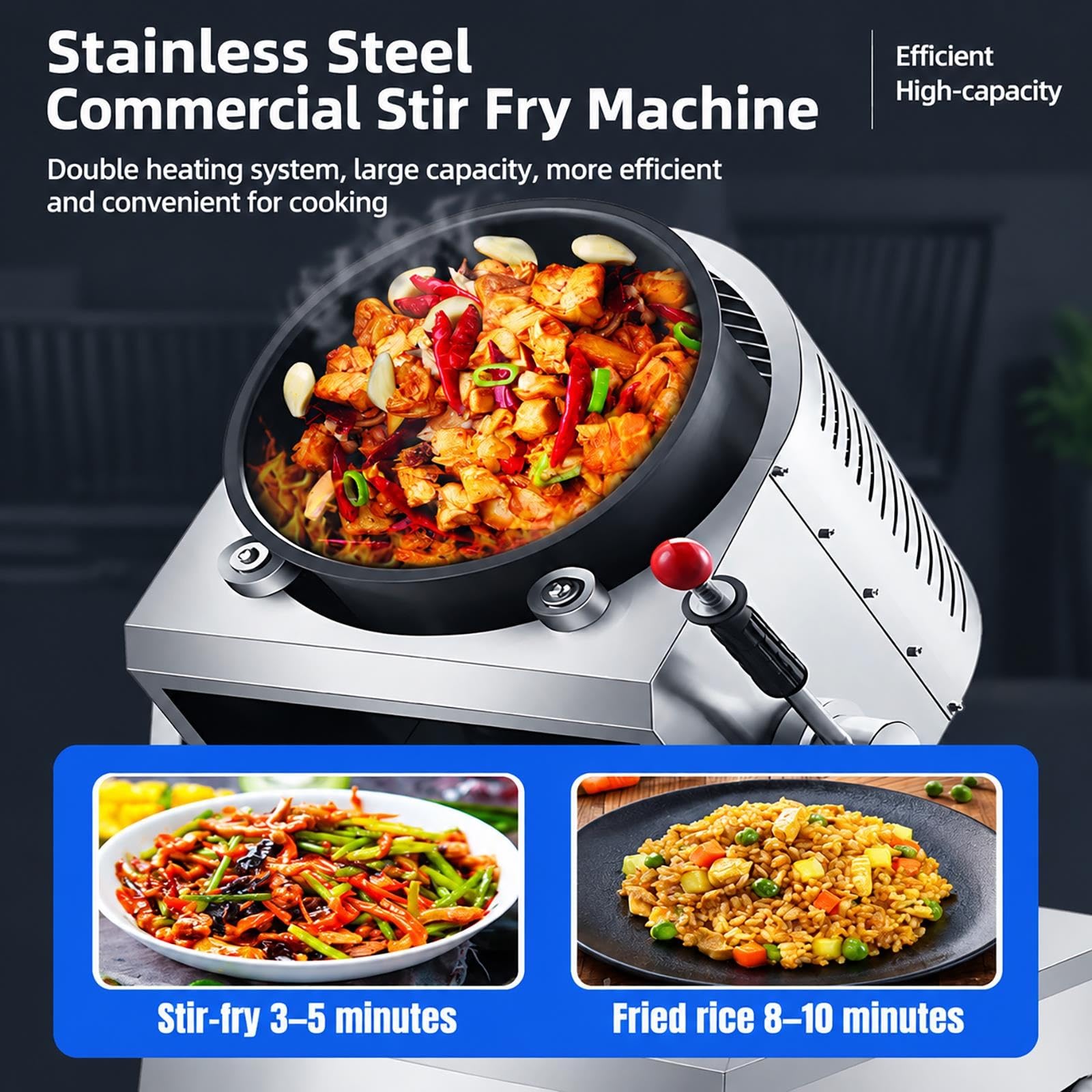 Gazowe Urządzenie Nablatowe Do Smażenia Typu Stir-fry/Automatyczny Wok