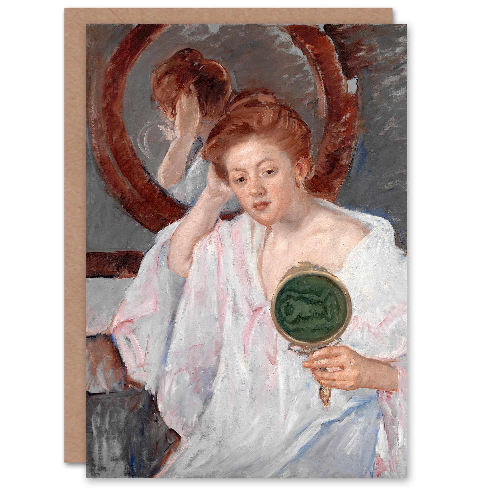 Artery8 Mary Cassatt Art Card Denise at Her Dressing Table