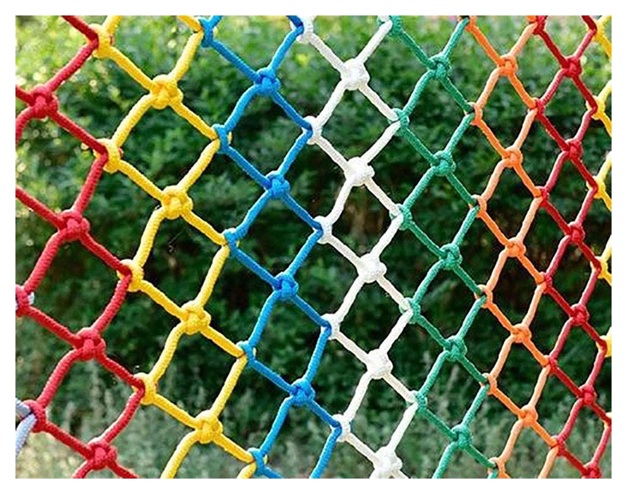 Filet de protection corde nylon coloré pour escalier et plafond