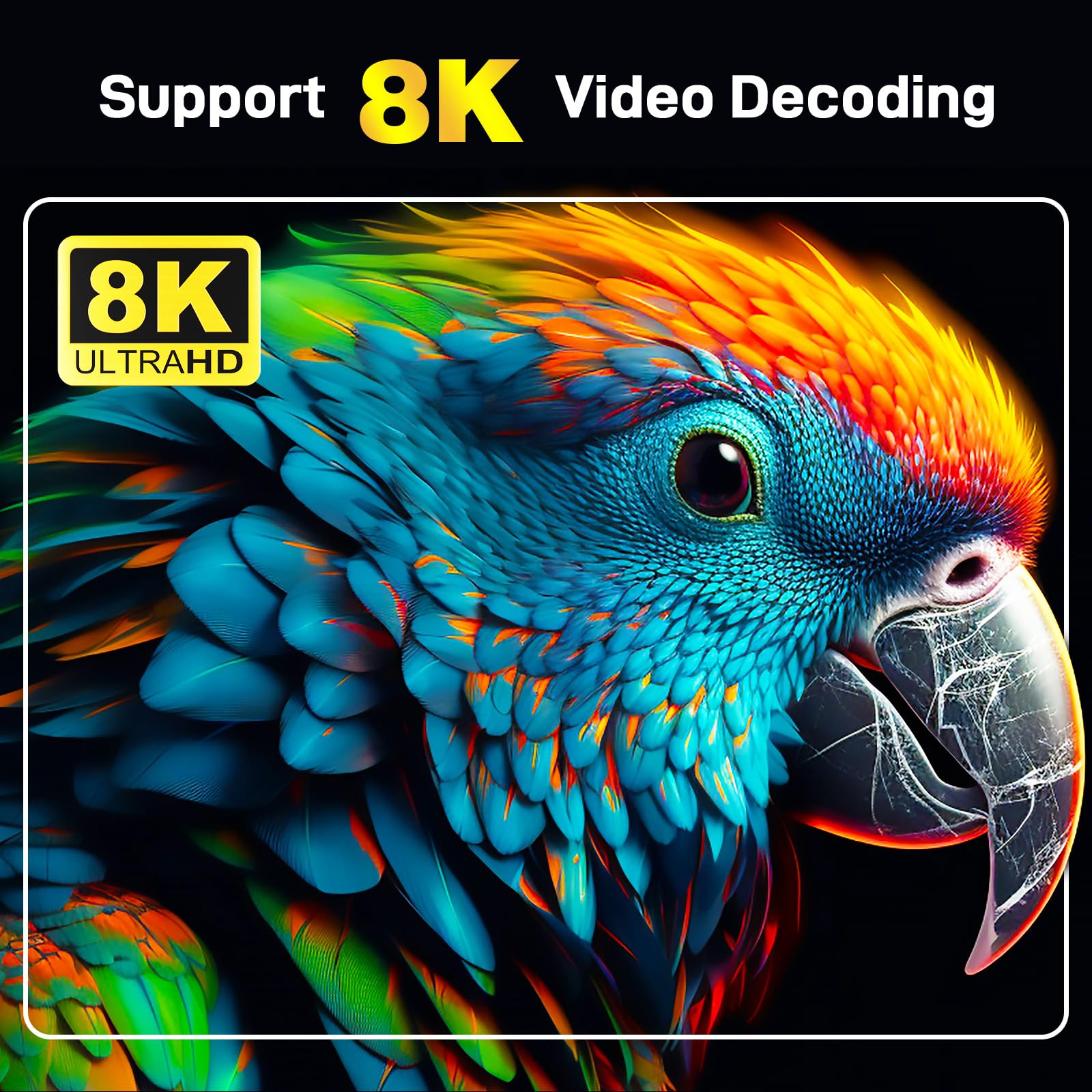 TV Stick Android 14 mit 5G WLAN, RK3518 Quad-Core Streaming Stick 4K UHD, HDMI TV Dongle mit Bluetooth 5.0, Sprachfernbedienung, Dual-Band WiFi, kompakter Media Player für TV & Heimunterhaltung