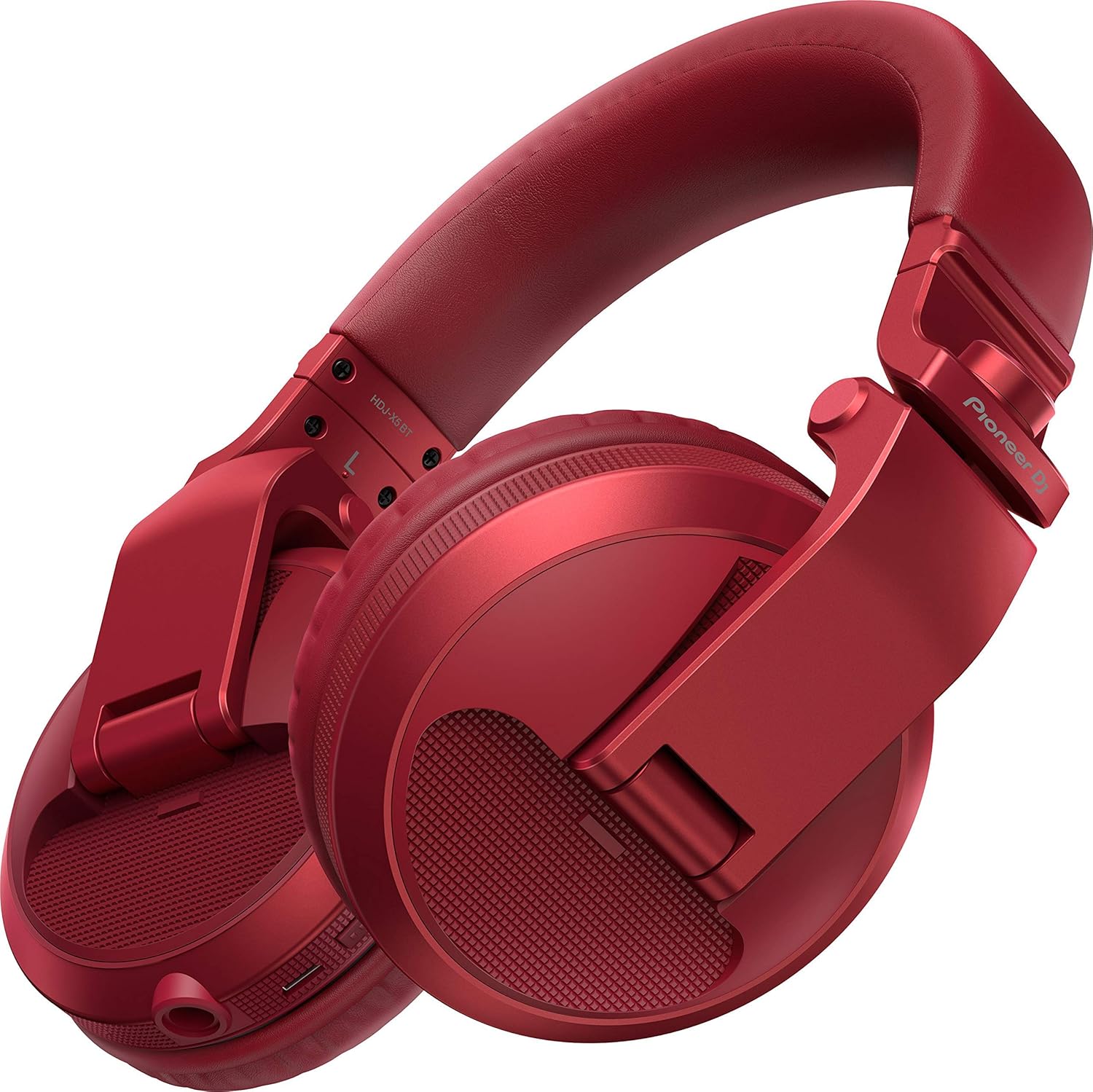 Pioneer DJ HDJ-X5BT-R - Closed-back, Bluetooth-compatible, Circumaural DJ Headphones with 40mm Drivers, 5Hz-30kHz Frequency Range, Detachable Cable, and Carry Pouch - Red : Musical Instruments