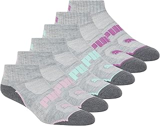 PUMA Women's Quarter Crew Socks (6-Pack)