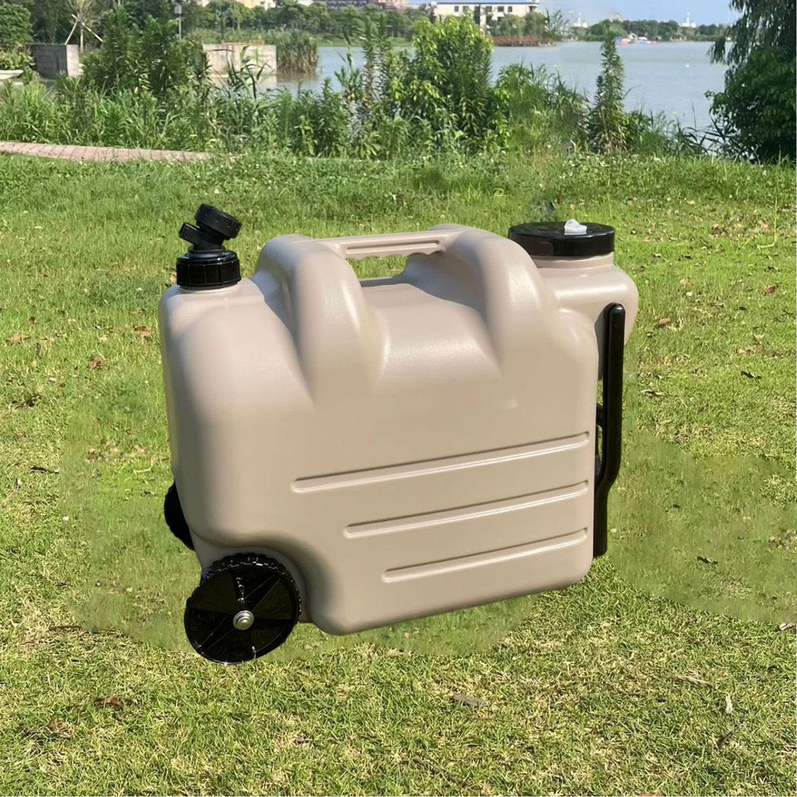 Camping-wasserbehälter mit Großer Öffnung Und Hahn Und Langlebig Vielseitig für Outdoor-aktivitäten Und Freizeit