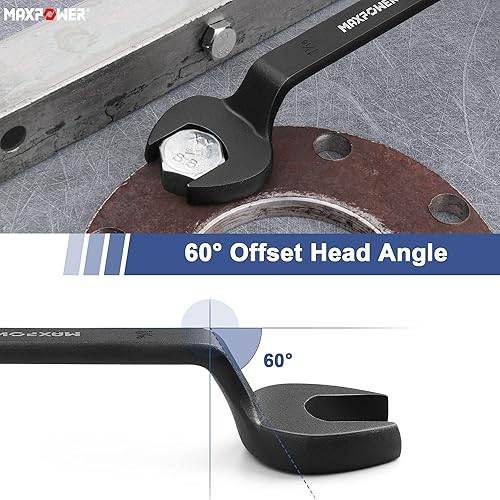 Vista 32 de MAXPOWER Llave Spud, apertura nominal de 7/8 pulgadas