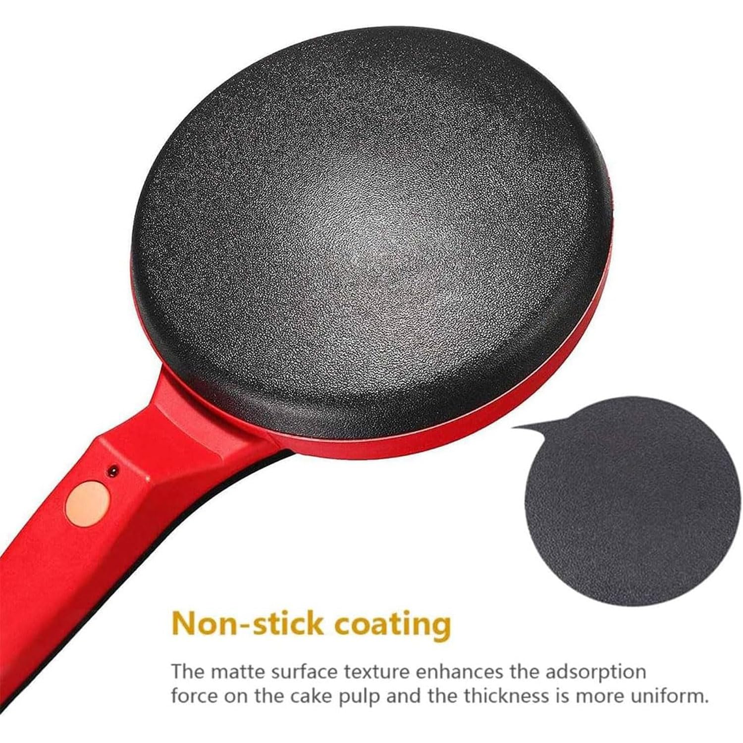Crêpière Instantanée Portable De 8", Crêpières Électriques Antiadhésives, Chaleur Rapide En 15 Secondes, Avec Bol À Pâte Et Fouet À Œufs, MINI Machine À Crêpes À Pizza Domestique 600W