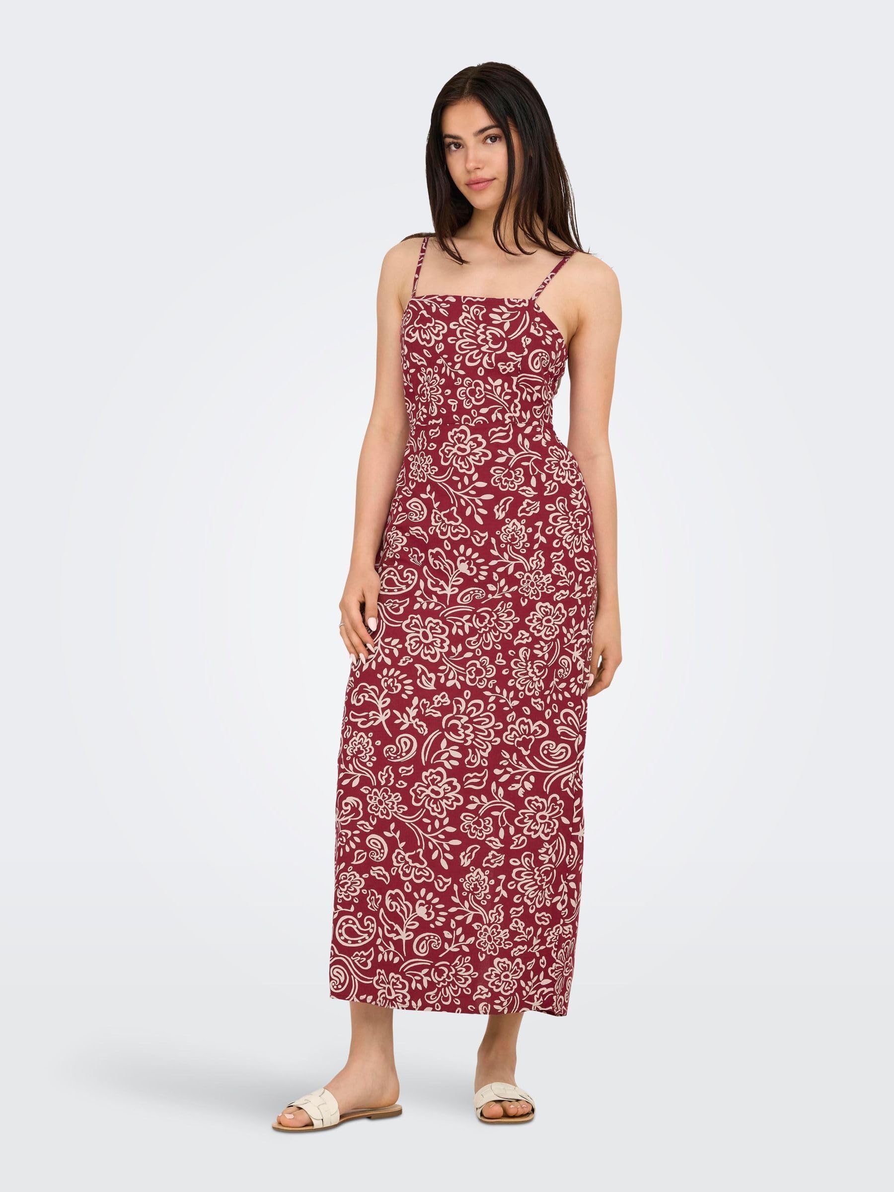 ONLY ONLJAKIRI Lino Vestito Midi