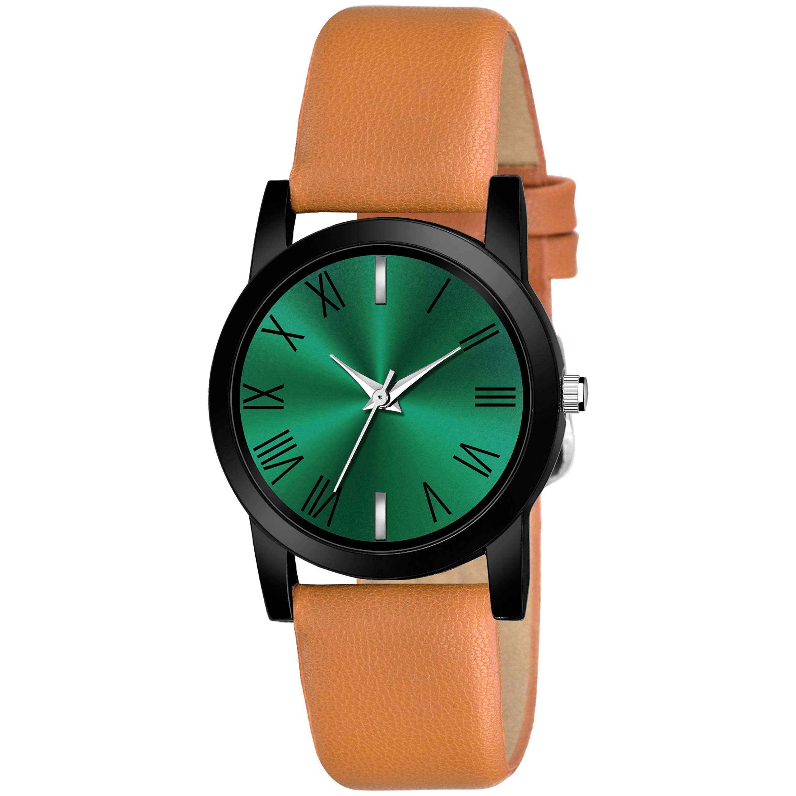 The Shopoholic Analogue Green Dial Brown Belt Girls & Womens Watch (B08HV4BWTX) Amazon Price History, Amazon Price Tracker