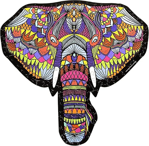 Hidden Shapes - Rompecabezas para adultos - 300 piezas - Dibujado a mano - 75 formas ocultas únicas - Gran regalo para mamá, papá, adolescentes,