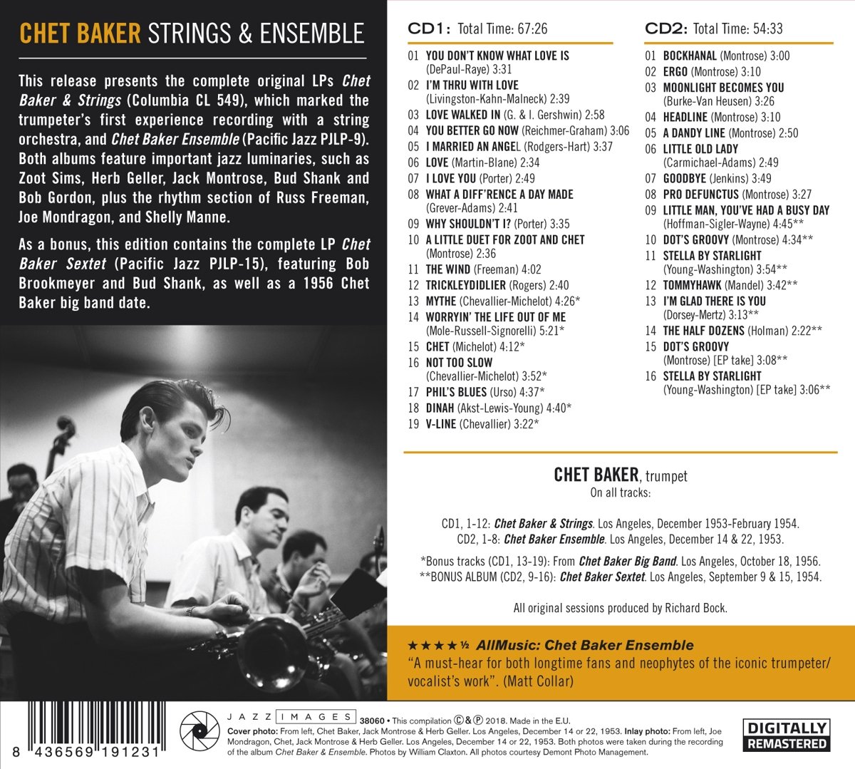 Chet Baker & Russ Freeman Strings & Ensemble