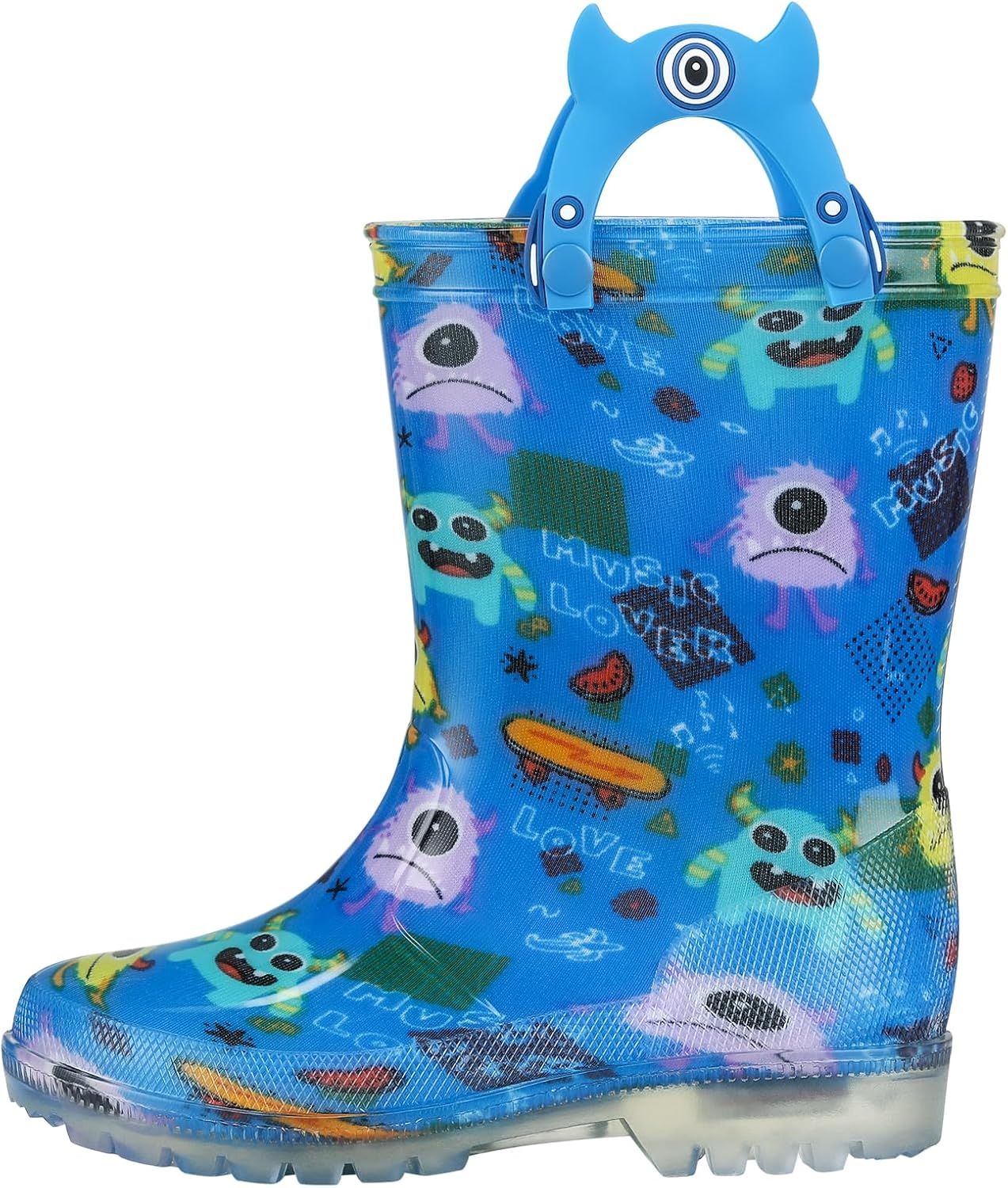 Zapatos De Agua Niña SOLARRAIN Botas De Lluvia Impermeables De