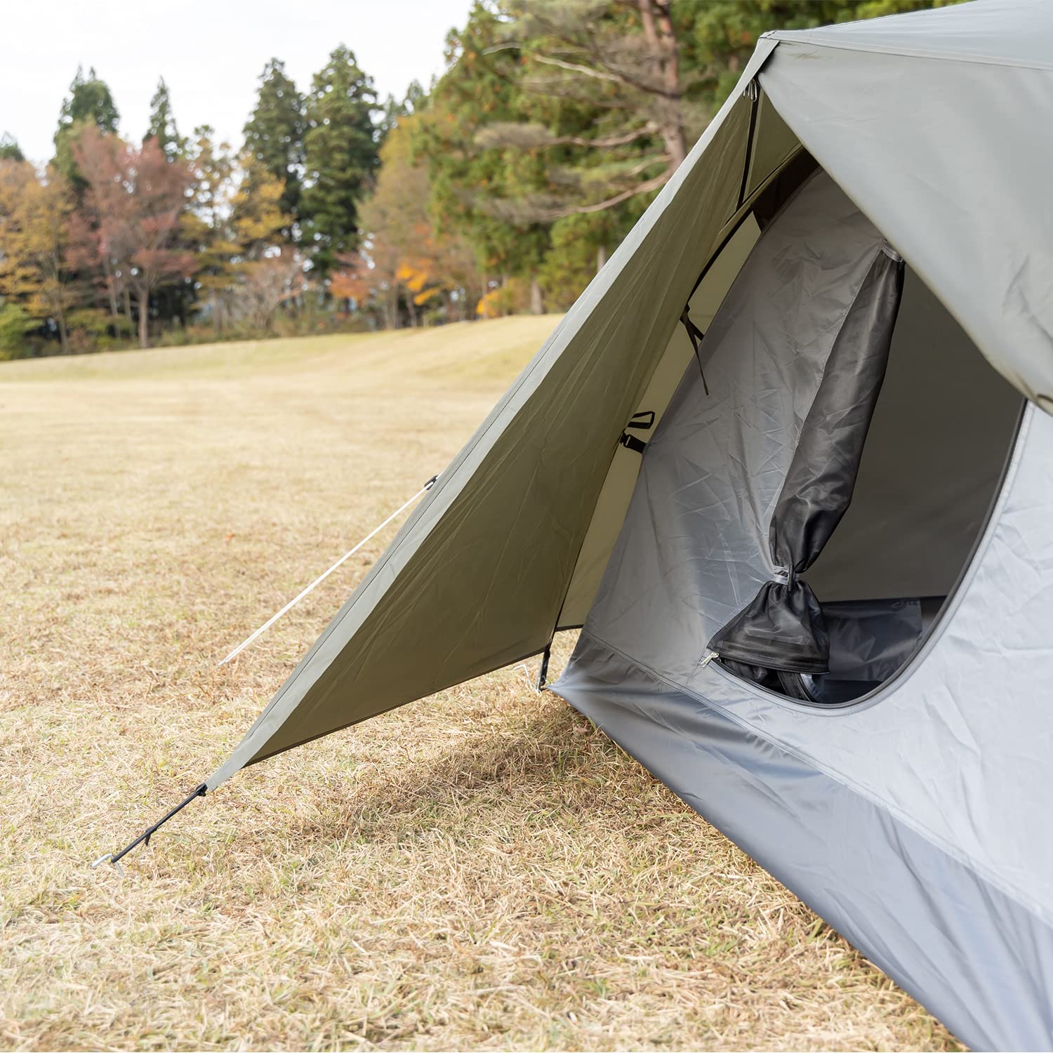 Amazon.co.jp: BUNDOK(バンドック) ツーリング テント BDK-18KA カーキ