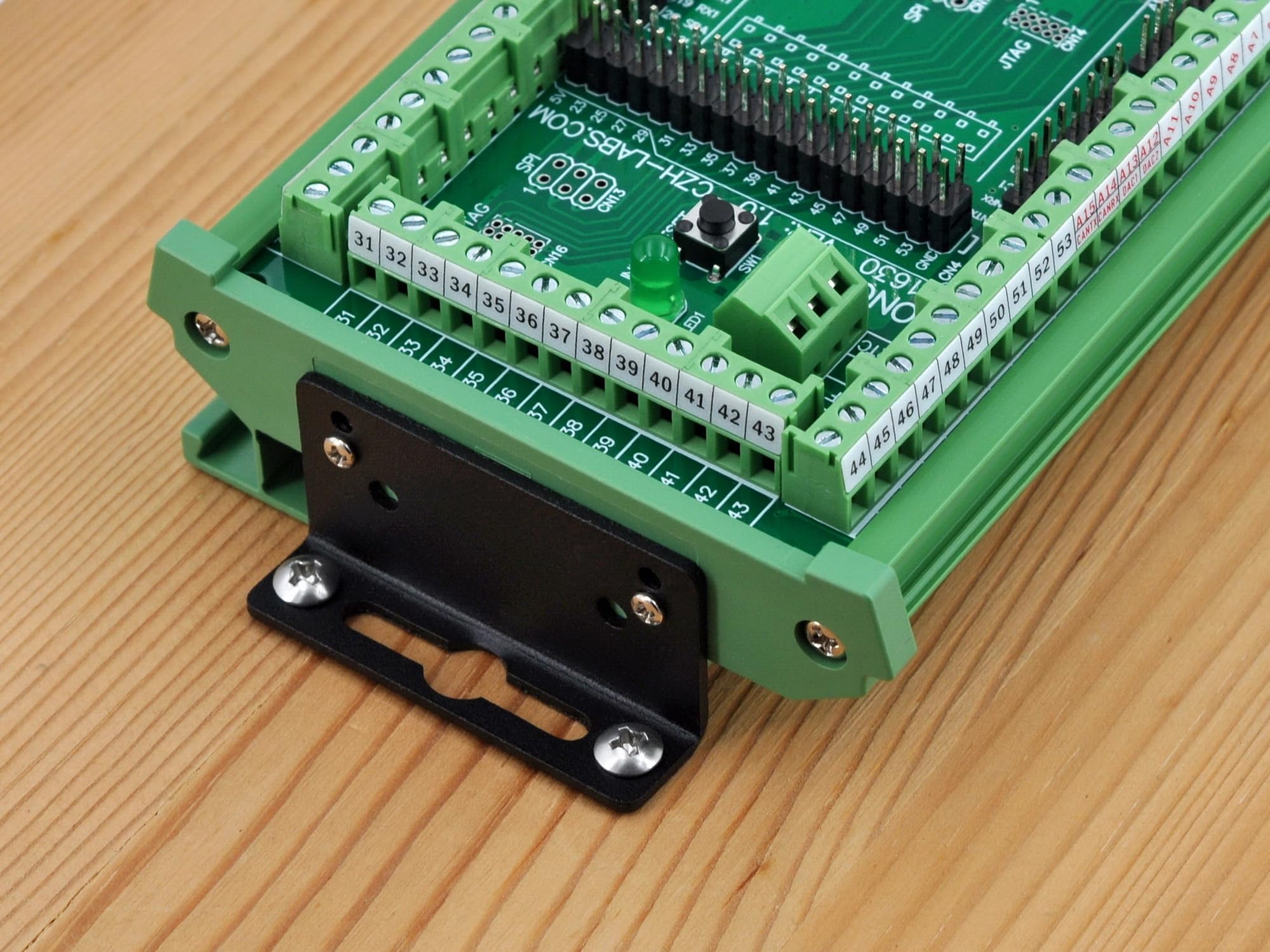 Modulo adattatore morsettiera per Arduino GIGA R1 WiFi, guida DIN o montaggio a vite, scheda breakout GPIO, versione standard