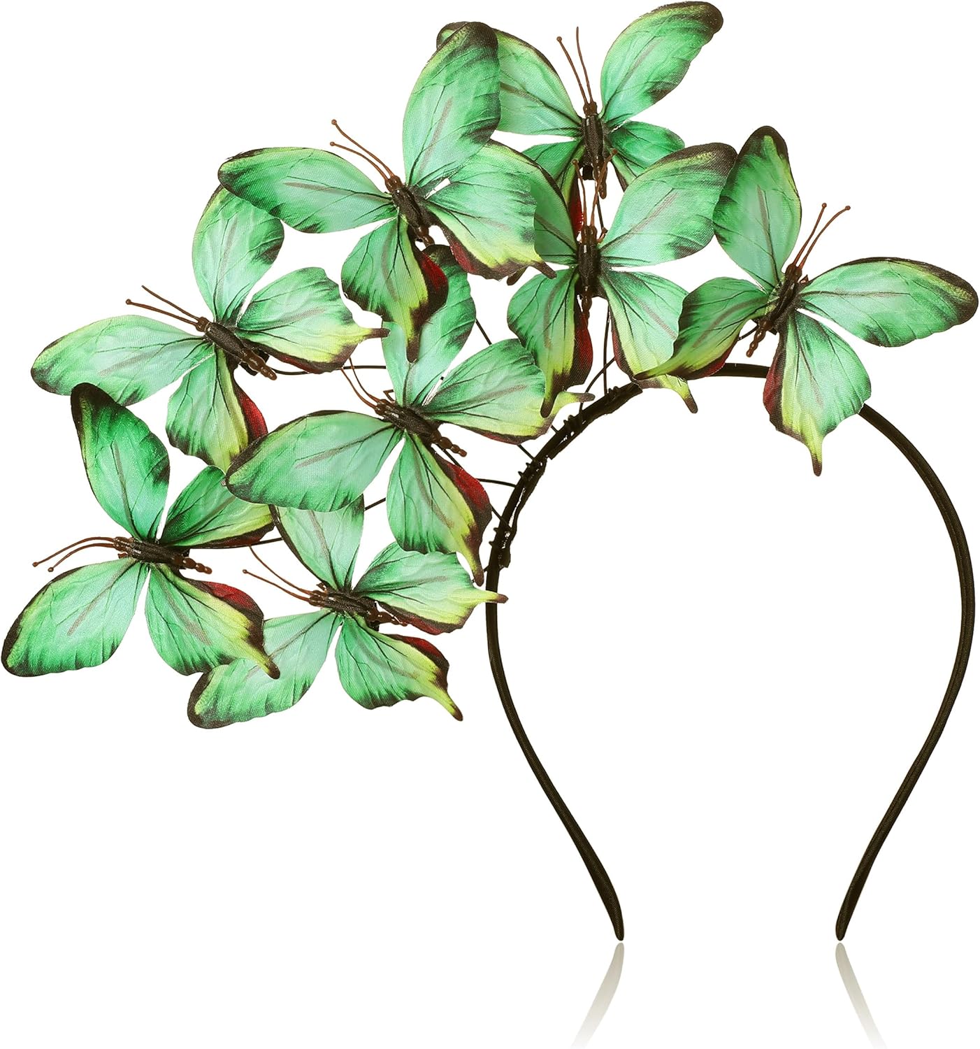 Coucoland Butterfly Headband for Women - Fascinators Hat Monarch Butterfly Tea Party Kentucky Halloween Costume Headpiece