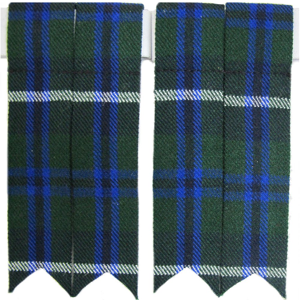 Tartanista Mens Douglas Tartan Pointed Kilt Flashes
