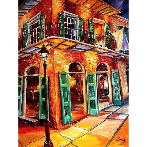 ART.COM Wall Art Print New Orleans Jazz Corner by Diane Millsap, 12
