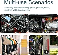 Vista 6 de Manguera de línea de combustible de 1/2 pulgada de ID, manguera de combustible de 10 pies, manguera de línea de combustible NBR J30R7.