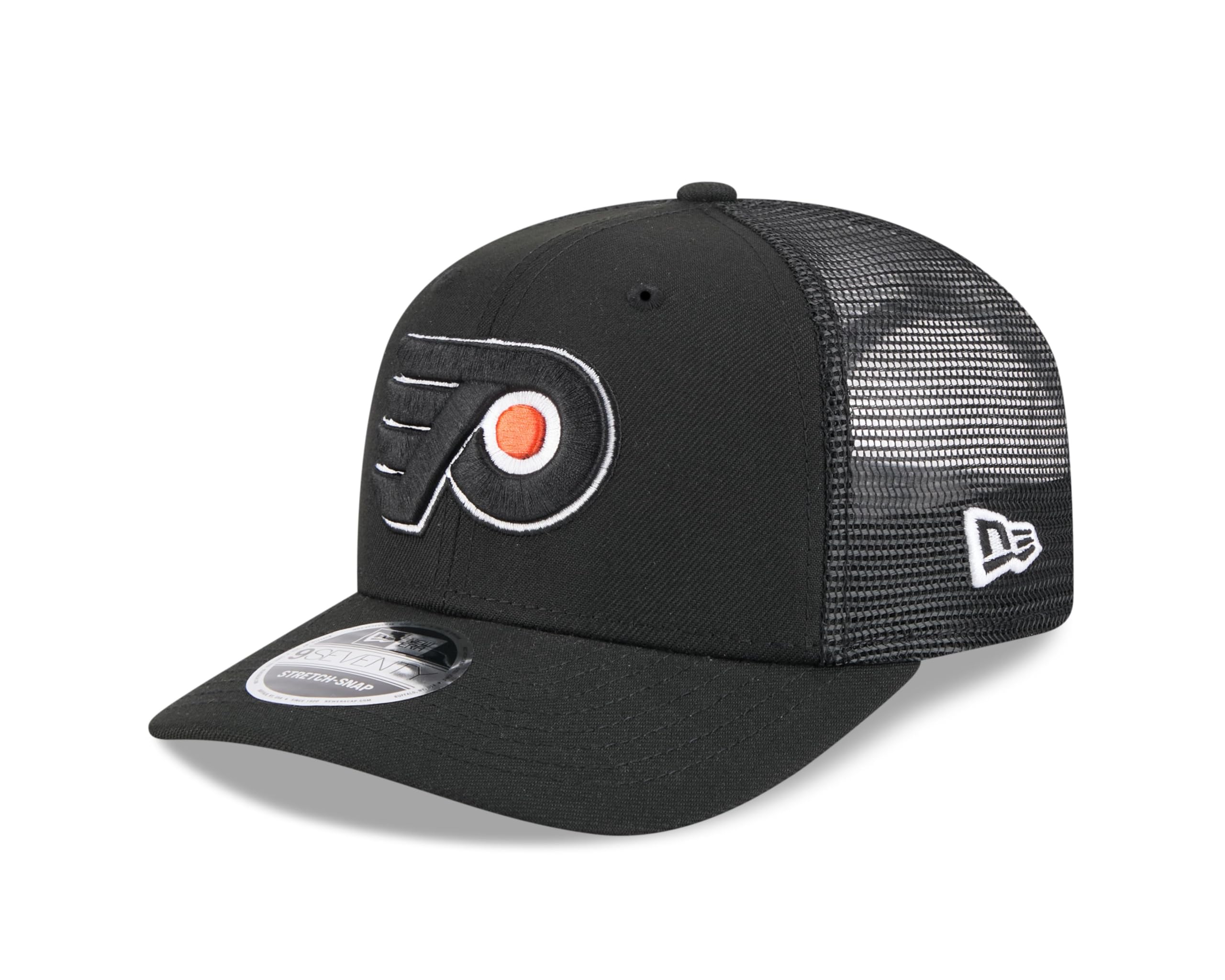 New Era Philadelphia Flyers 9Seventy Stretch-Snap NHL Trucker Cap Black