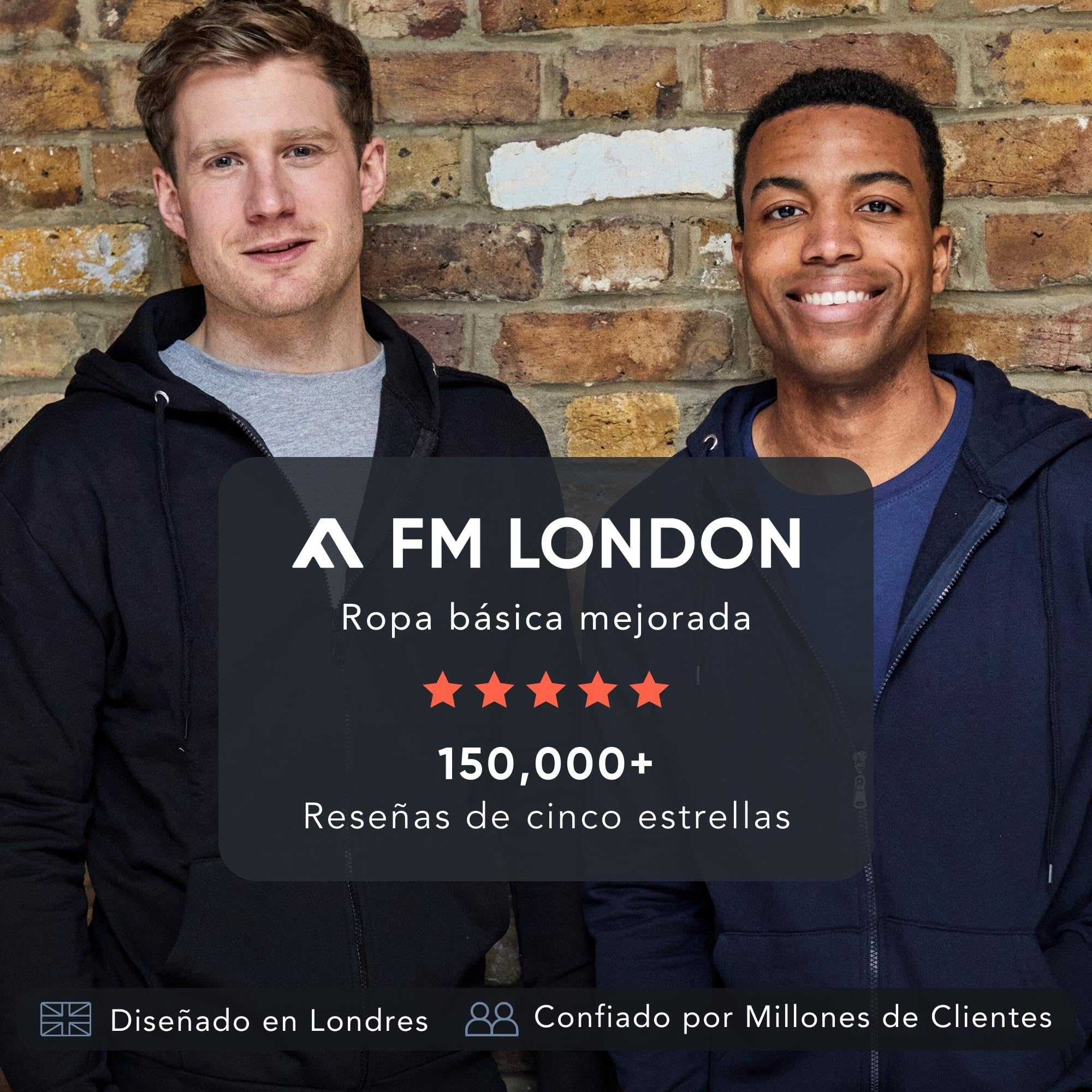 FM London Calzoncillos sueltos (pack de 6) para hombre - Algodón suave, transpirable, ajuste cómodo
