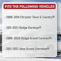 Vista 5 de Motor soplador de calentador de CA de repuesto con ventilador, compatible con Chrysler, Dodge y Jeep - Town & Country, Durango, Grand Caravan
