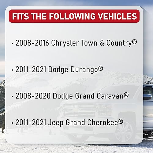 Miniatura 5 de Motor soplador de calentador de CA de repuesto con ventilador, compatible con Chrysler, Dodge y Jeep - Town & Country, Durango, Grand Caravan