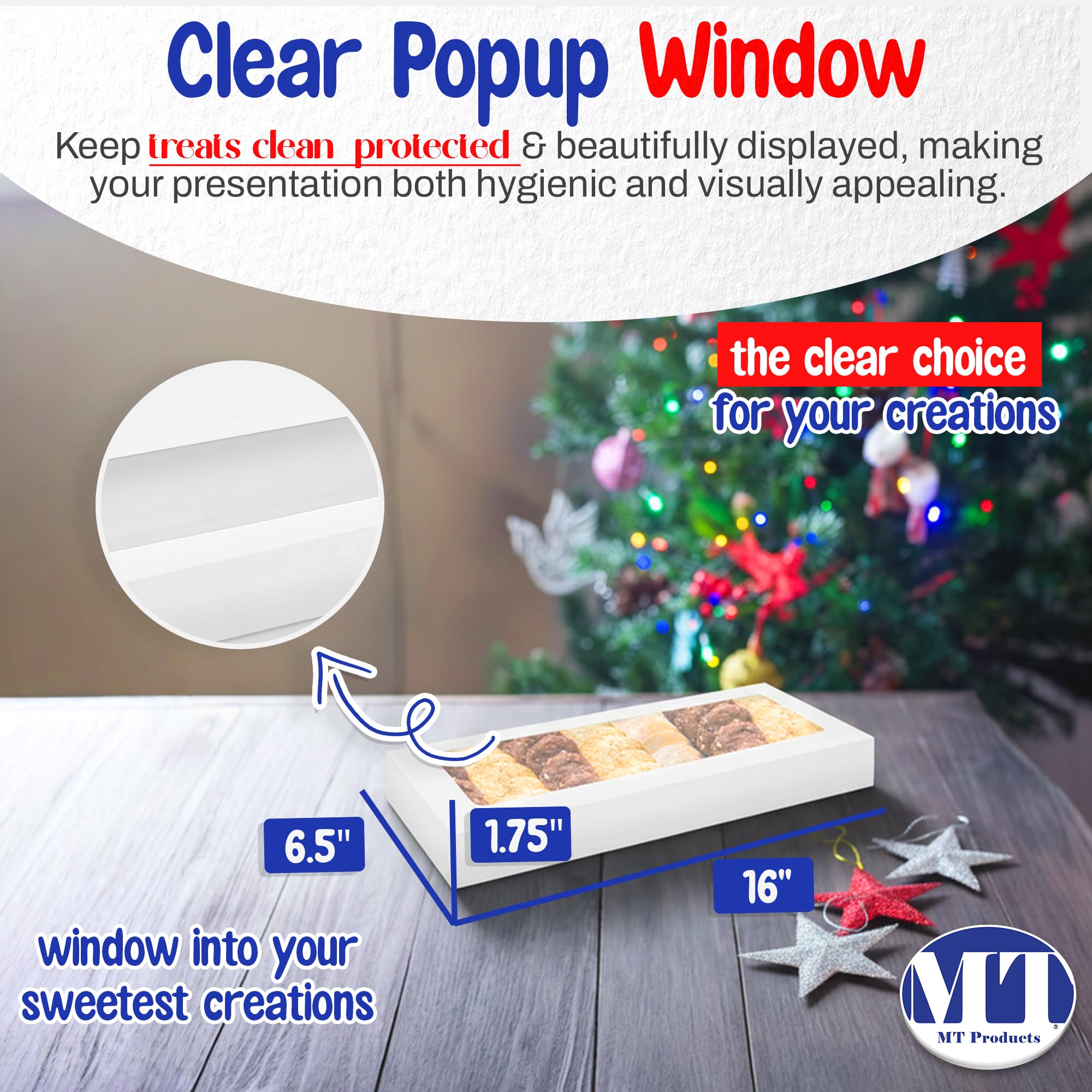 Bakery Boxes with Window - Auto-Popup Treat Boxes -2