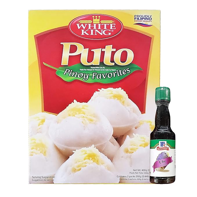 Filipino Puto Ube Bundle White King Puto Baking Mix