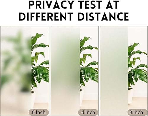 Miniatura 5 de Kespen - Película de privacidad para ventana, vidrio esmerilado, control de calor, bloqueo UV, película de privacidad para ventanas de vidrio,