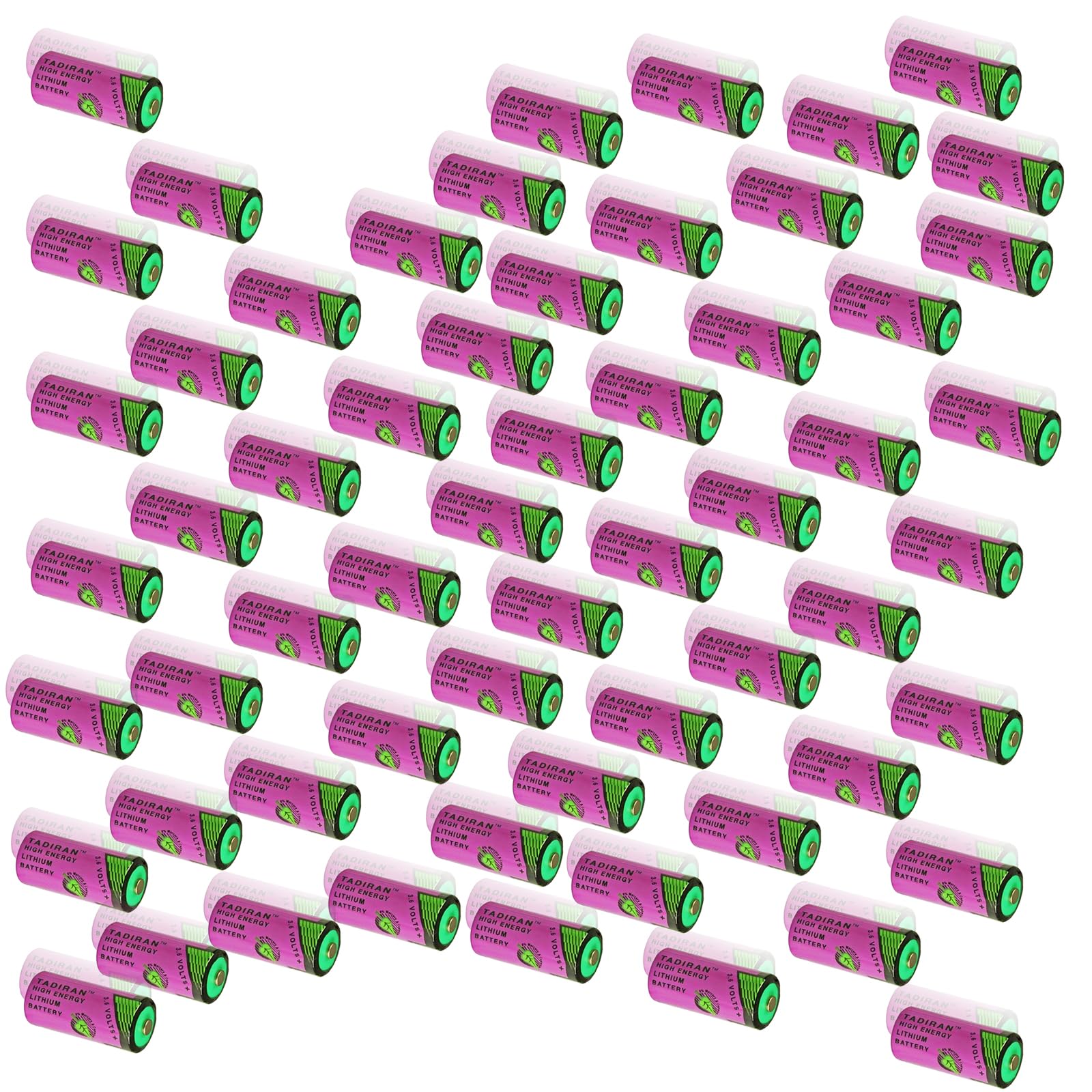 60-Pack TL-5955 3 6V 1650mAh 2 3 AA Battery for Tadiran TL-5955 TL-2155 TL-4955 TL-5155 SL-361 Battery