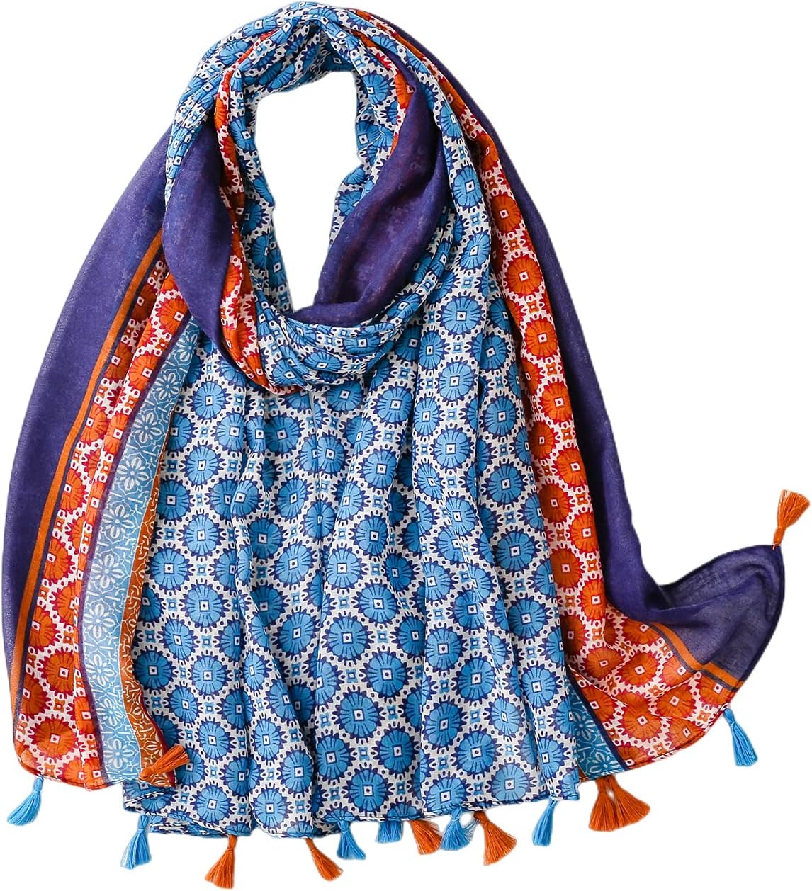 Ladies Scarves Lightweight Large Oversized Flower Scarf for Women