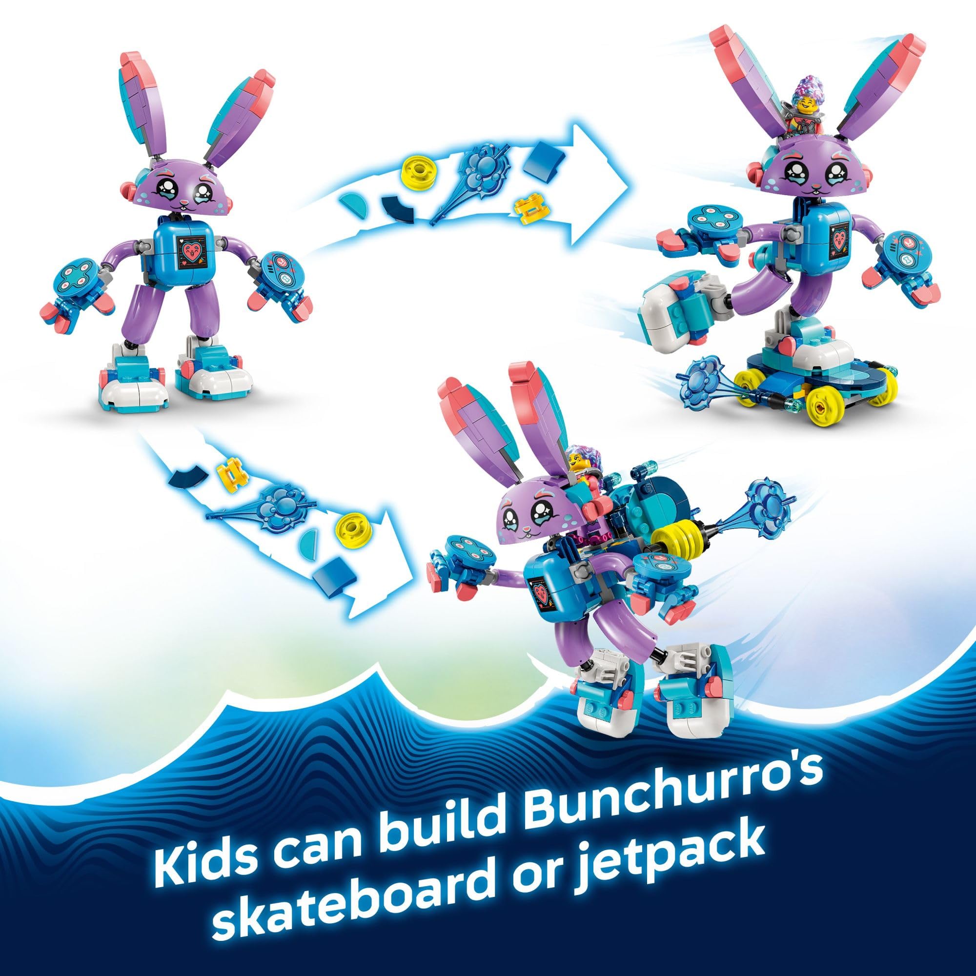 Amazon.com: LEGO DREAMZzz Izzie and Bunchurro The Gaming Bunny