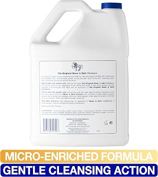 Mane n Tail Original Horse Shampoo, Protein-Enriched Grooming Formula for Soft Shiny Coats, Manes & Tails, Deep Cleansing with Hydrolyzed Collagen 1 Gallon