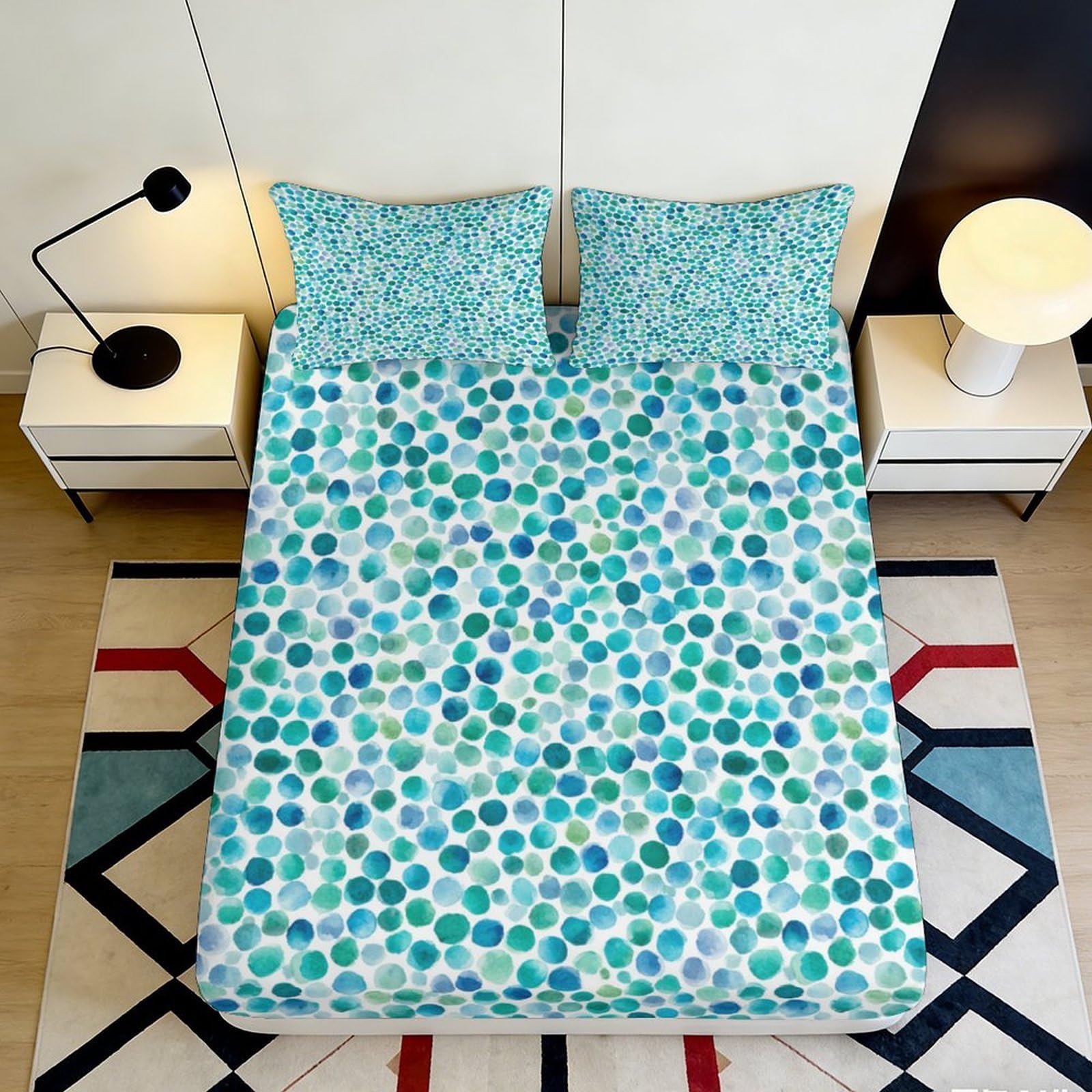 3D Printed Pink Leopard Fitted Sheet Microfiber Deep Pocket Elastic Hem Bedroom Soft Full Wrap Mattress Fitted Cover 160x200x25cm