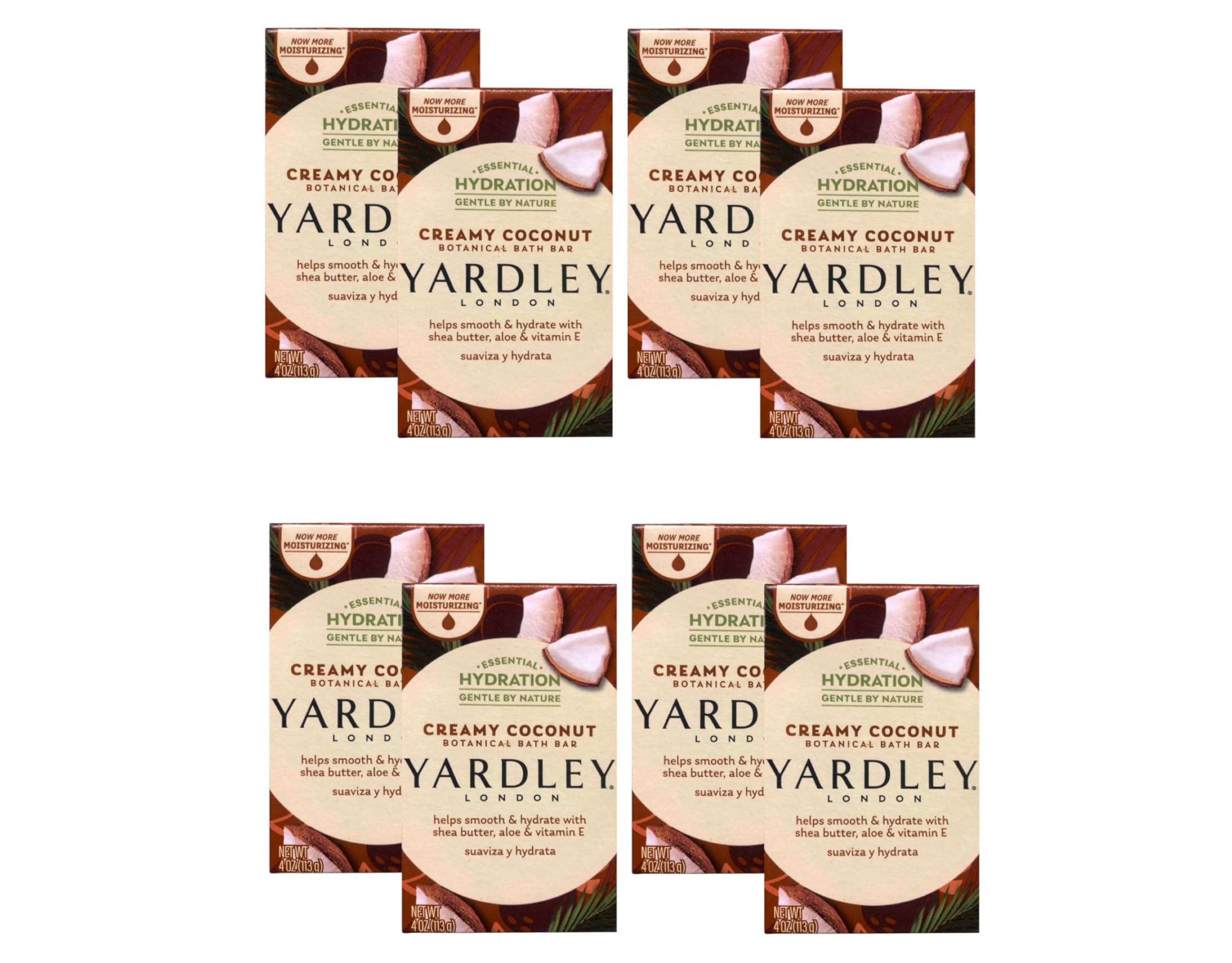 Yardley Creamy Coconut Moisturizing Bath Bar