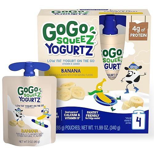 GoGo squeeZ yogurtZ plátano 3 onzas