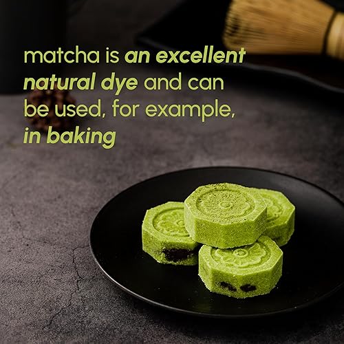 Miniatura 5 de Polvo de té verde Matcha de 8 onzas  Matcha puro para batidos de té, café con leche y hornear, para bebidas diarias
