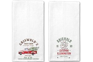 Griswold Tree Farm Kitchen Towels: A slice of festive fun for your holiday kitchen