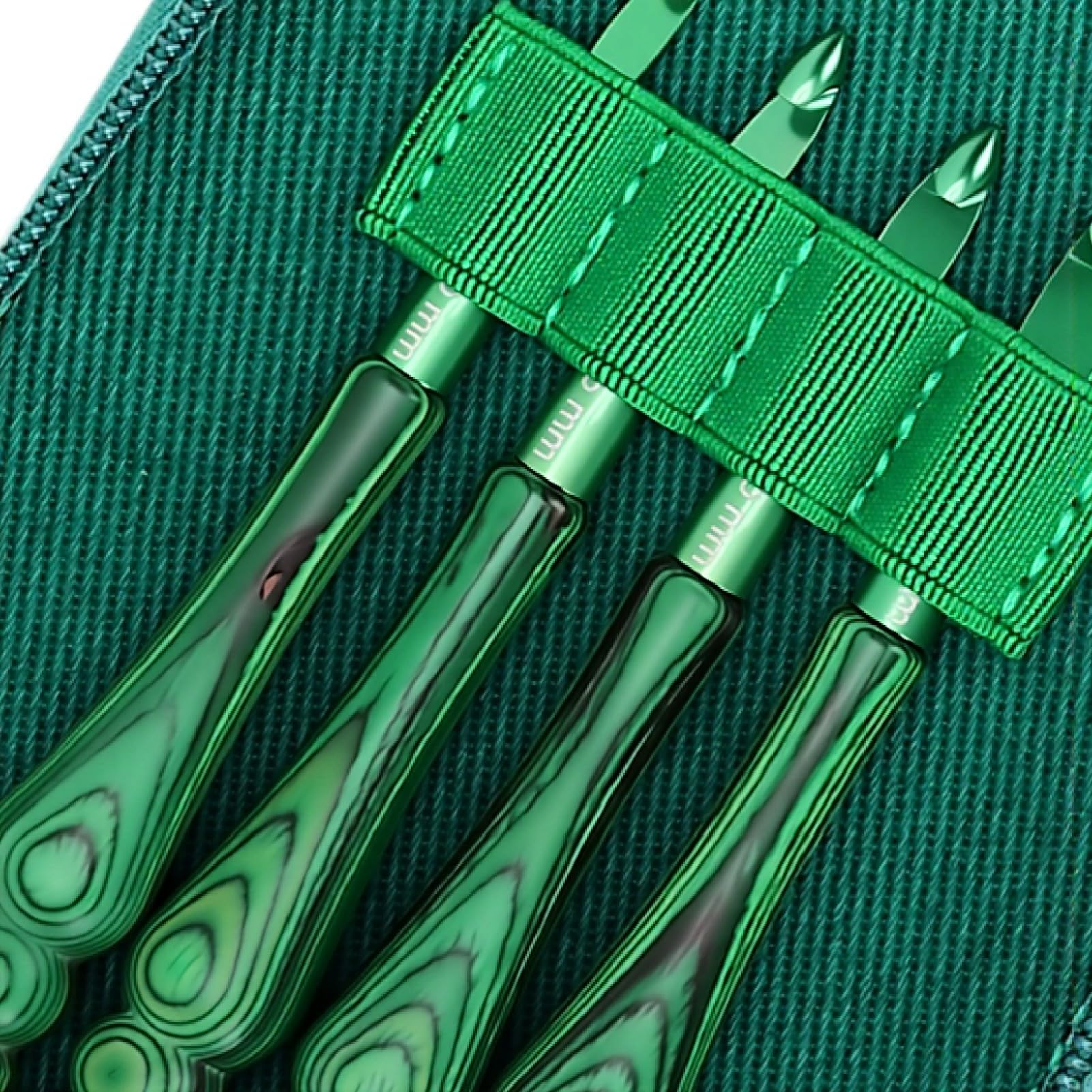 GOWENIC Set de Ganchillos Ergonómicos de Aluminio 8 Piezas | Agujas con de Madera de 3,0-7,0 Mm para Bufanda de Ropa
