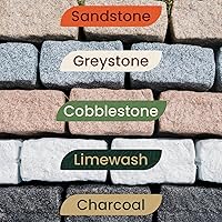 Vista 6 de Beuta Borde de paisaje Borde de borde de jardín Bloques de piedra sintética para bordes de césped, macizos de flores y bordes de patio – 1