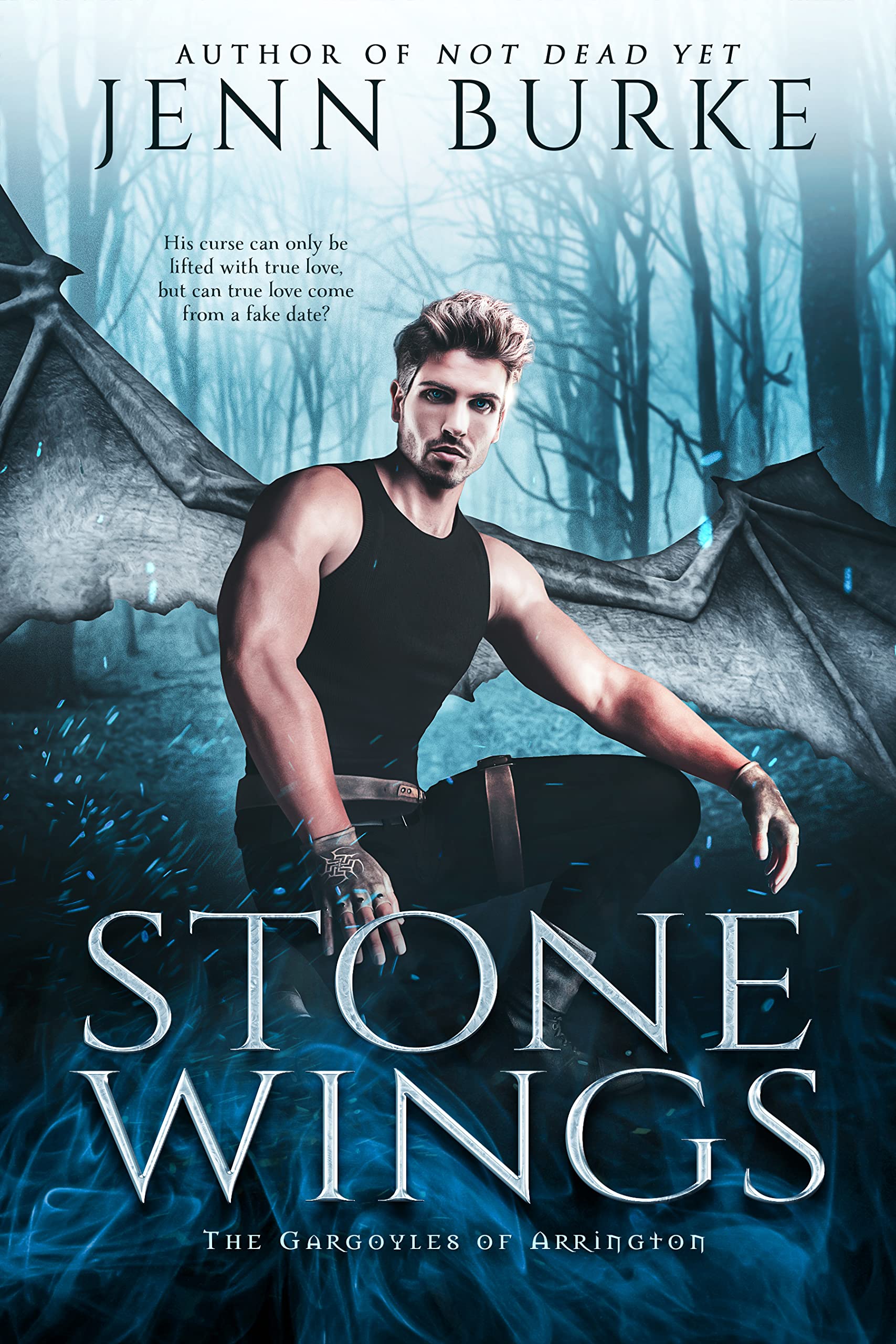 Stone Wings: An M/M Paranormal Fake Boyfriend Monster Romance (The Gargoyles of Arrington Book 1)
