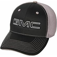 GMC Logo Black Mesh Back Structured Hat - Officially Licensed Snapback Cap