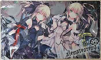Amazon | プレイマット 『FGO セイバー・オルタ セイバー・リリィ