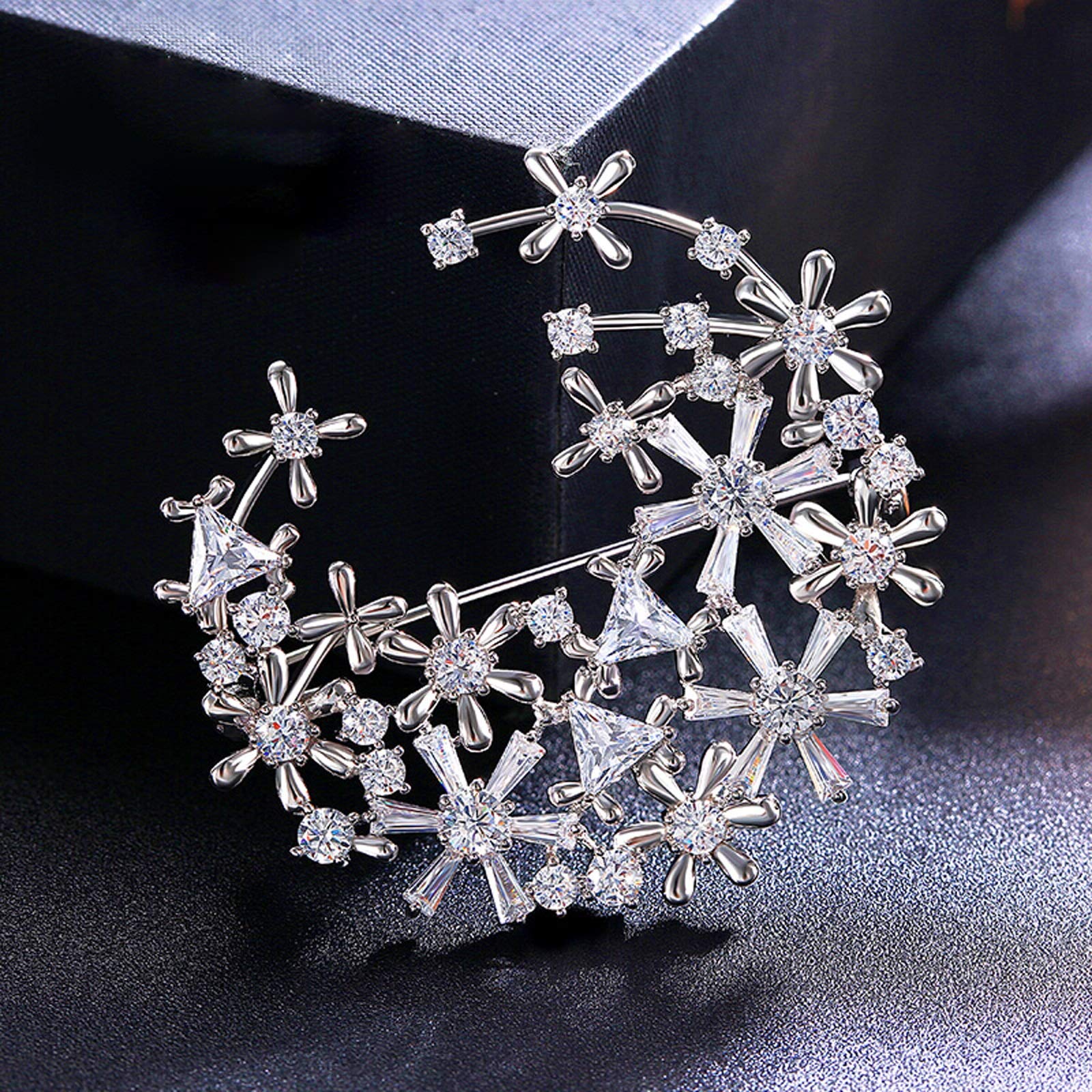 WXKAGF Damen-Broschen, 1 Stück Damen-Brosche, modischer Vintage-Stil, eleganter Mantel, Anstecknadeln, Geburtstagsgeschenk, jährliches Party-Geschenk, Broschennadel