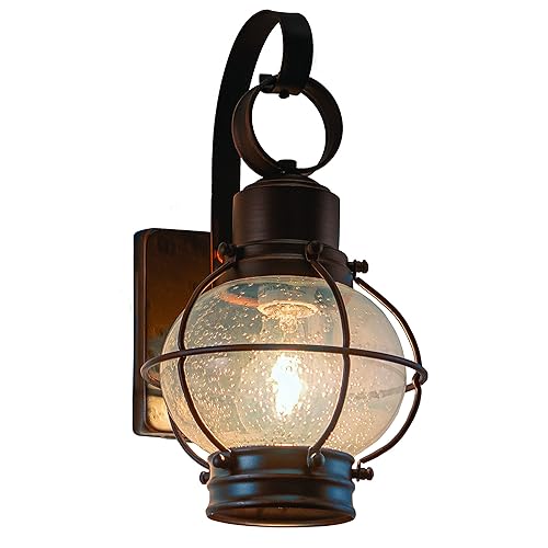 VAXCEL 2-Pack Chatham 12 in. H 1-Light Burnished Bronze Coastal